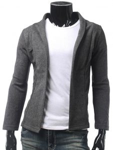 shawl collar cardigan